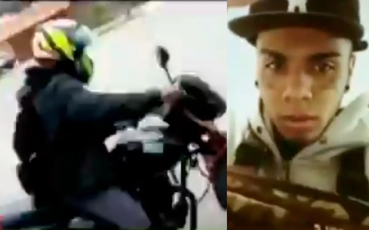 Ladrón pidió dueño moto grabara robó
