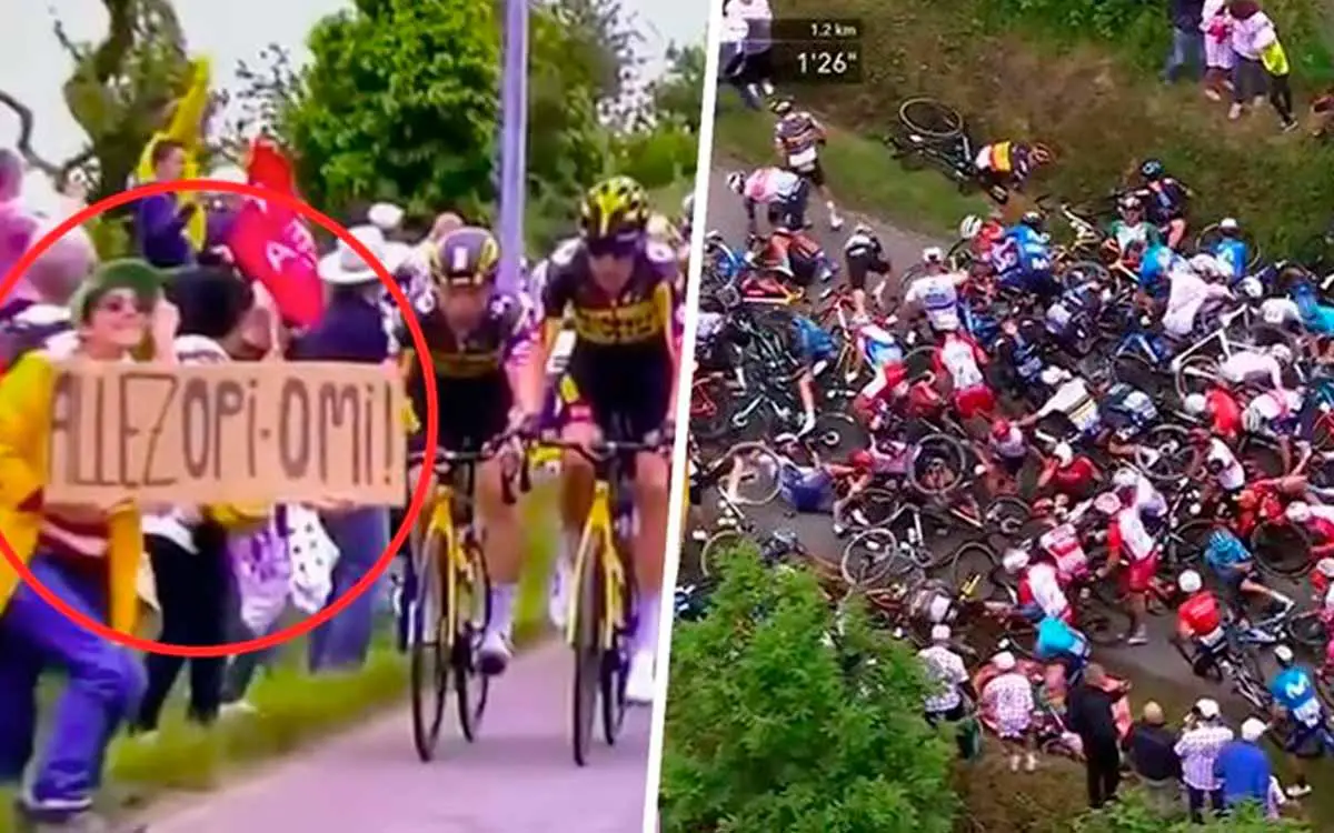 caída Tour de Francia