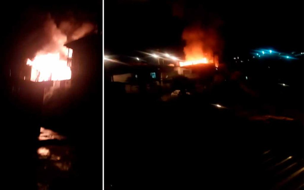 7 casas afectadas en grave incendio en el barrio La Mariela de Armenia