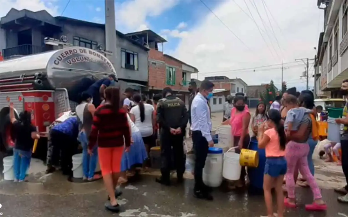 Buscan declarar calamidad pública en Montenegro ante problemas de agua