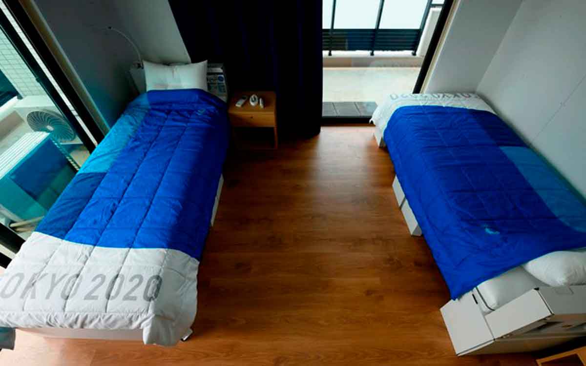 Diseñaron camas anti sexo para deportistas de los Juegos Olímpicos