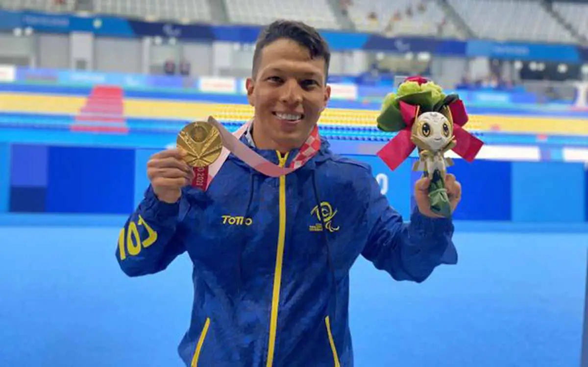 Nelson Crispín, primer oro paralímpico para Colombia en Tokio 2020