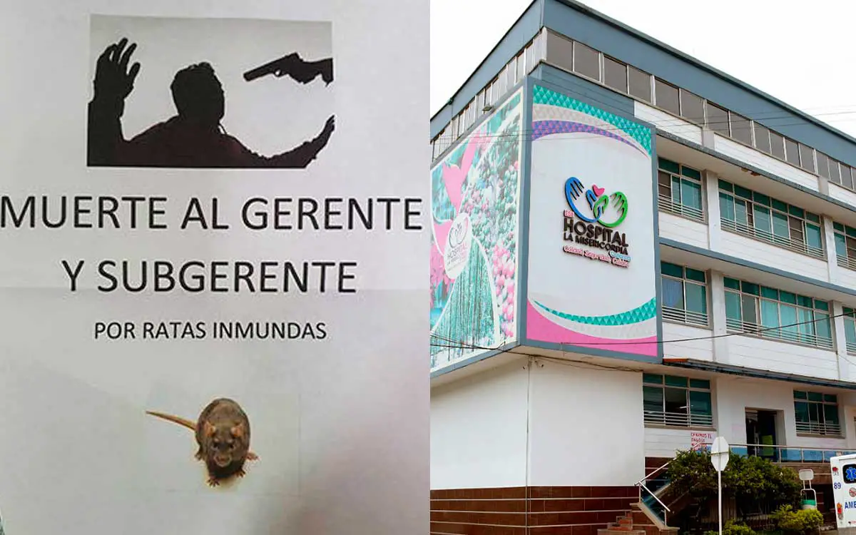 Amenazaron de muerte al gerente y subgerente del hospital La Misericordia de Calarcá