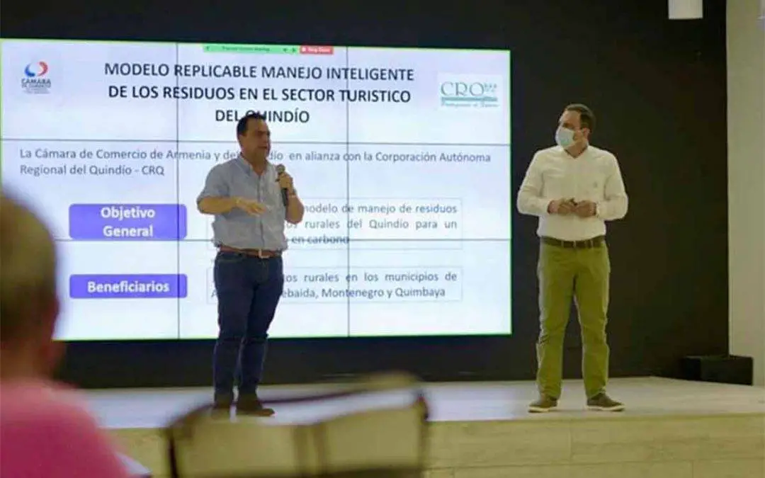 Cámara de Comercio y CRQ lanzan proyecto de manejo inteligente de residuos en sector turístico