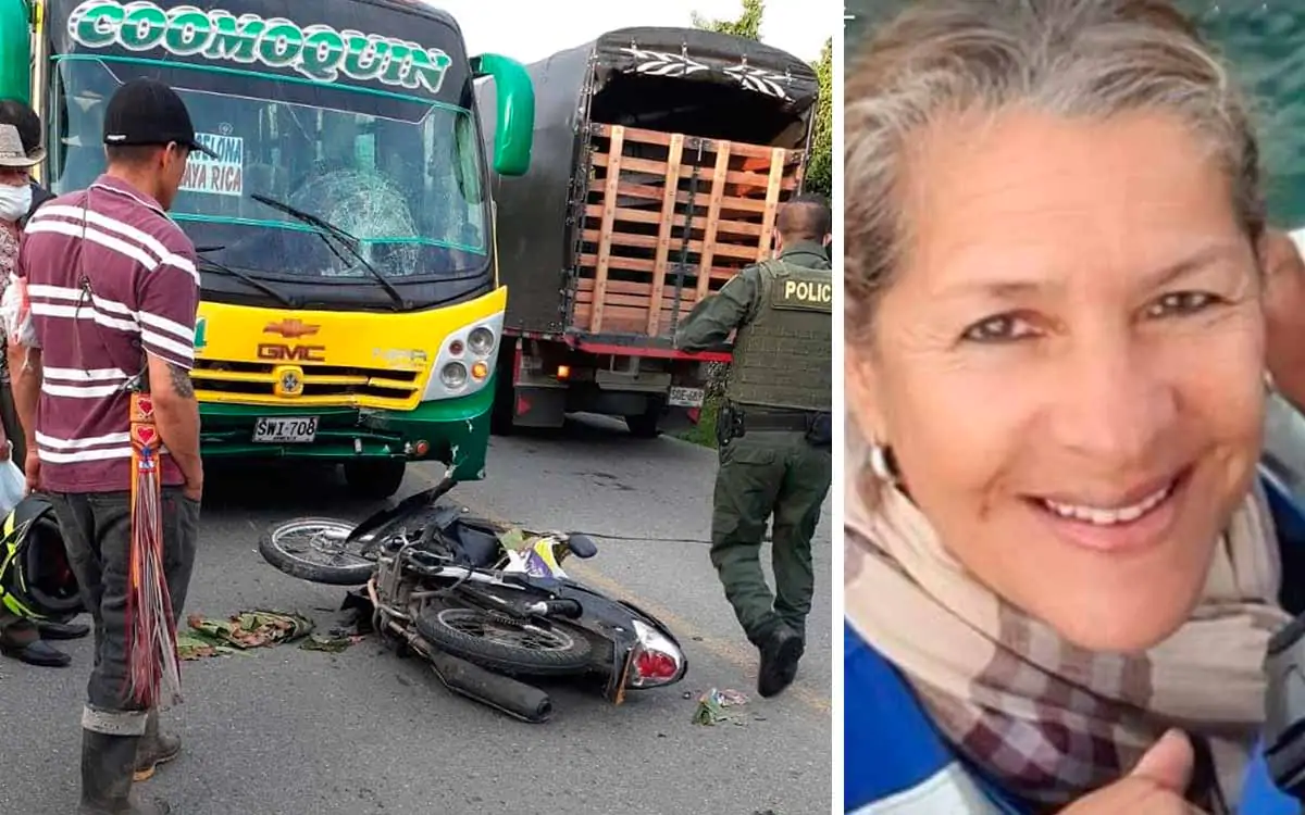 Doña Blanca Myriam la mujer que murió en accidente vía a Barcelona
