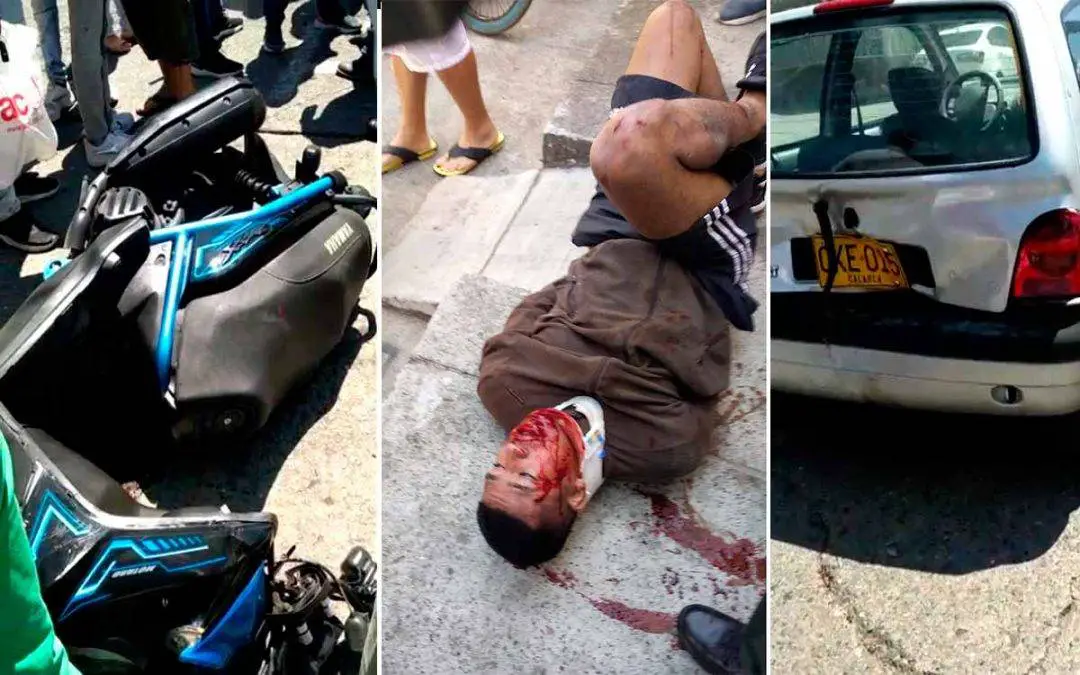 Noticias del Quindío, Eje Cafetero y Colombia 11 Video: Ladrón en Quimbaya estrelló moto robada y fue capturado por la policía