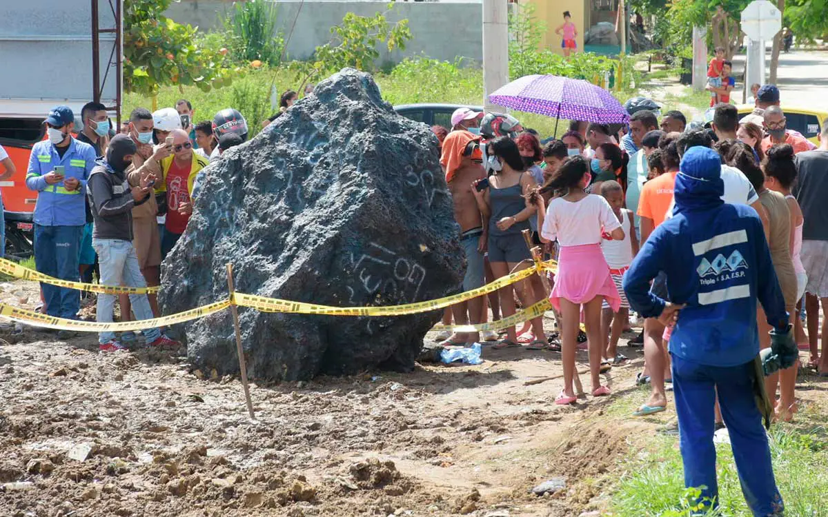 Estaban vendiendo pedazos del meteorito en Barranquilla como cura del Covid