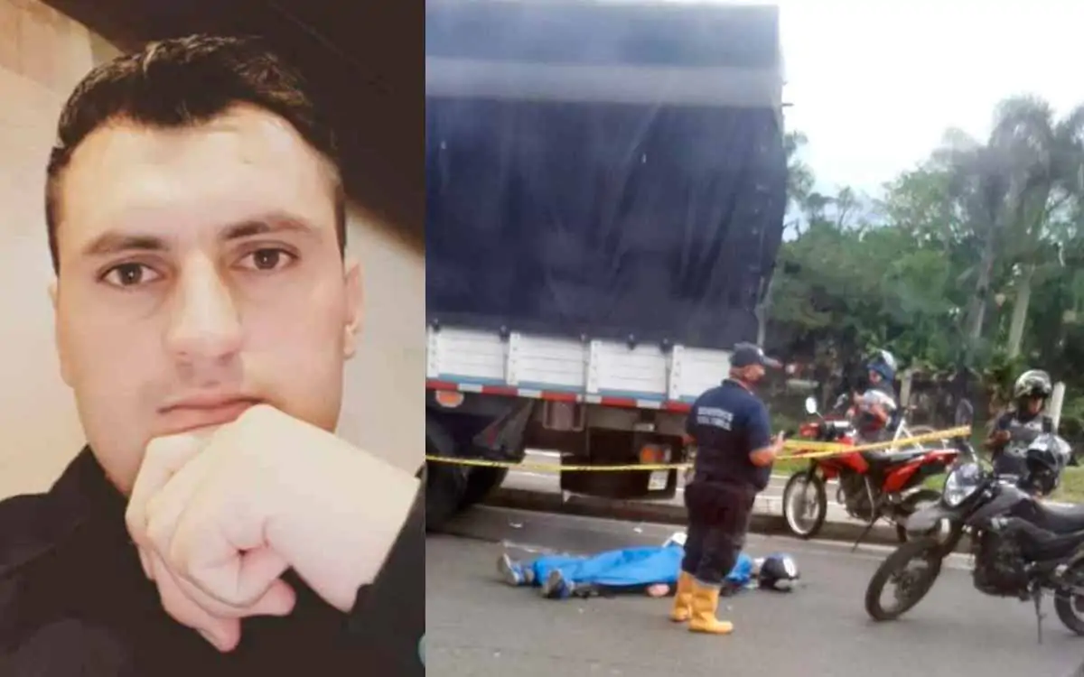 Andrés Díaz fue el motociclista que perdió la vida en accidente
