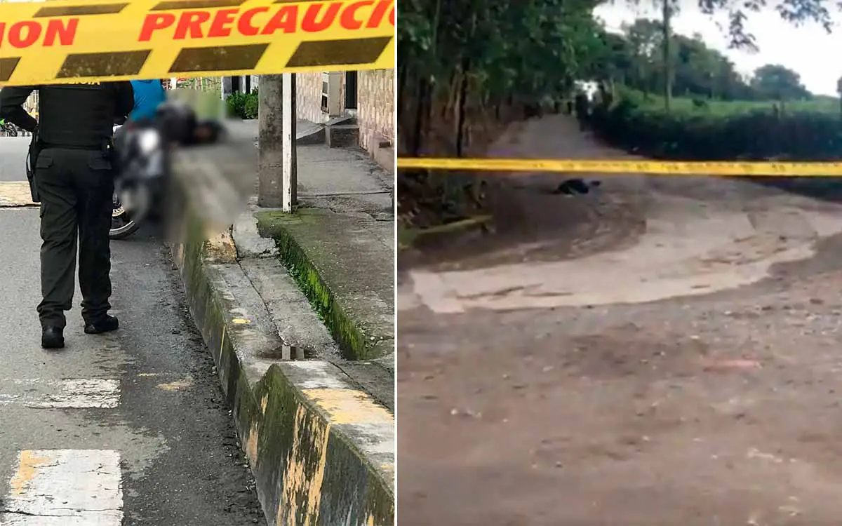 En Quimbaya un homicidio y un muerto en enfrentamiento con la policía