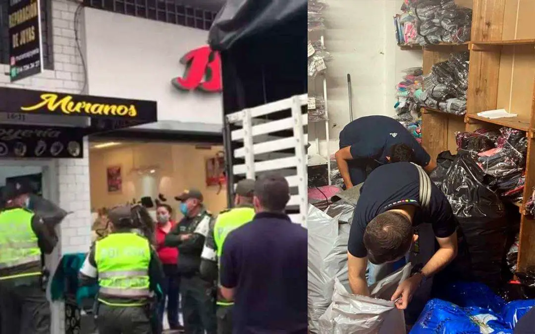 Noticias del Quindío, Eje Cafetero y Colombia 13 $1.500 millones en mercancía de contrabando fueron incautados en centro de Armenia