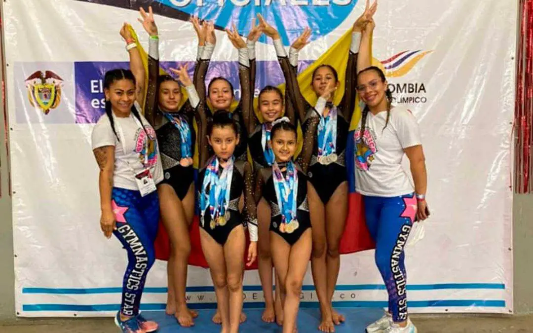 Gimnastas quindianas ganaron 25 medallas en Sudamericano