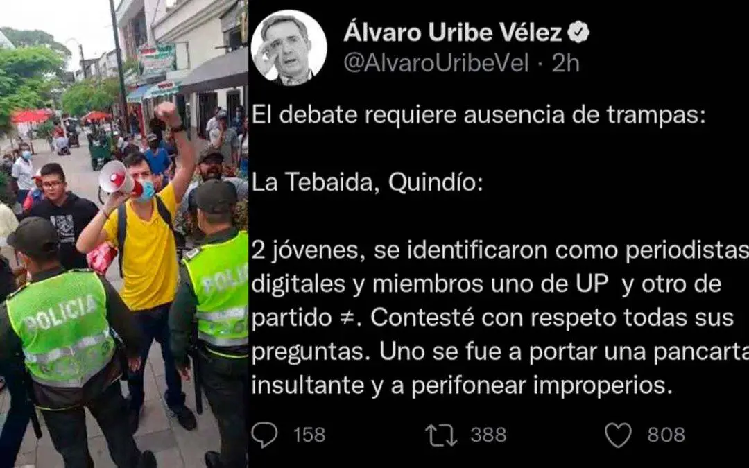 En La Tebaida abuchearon a Uribe