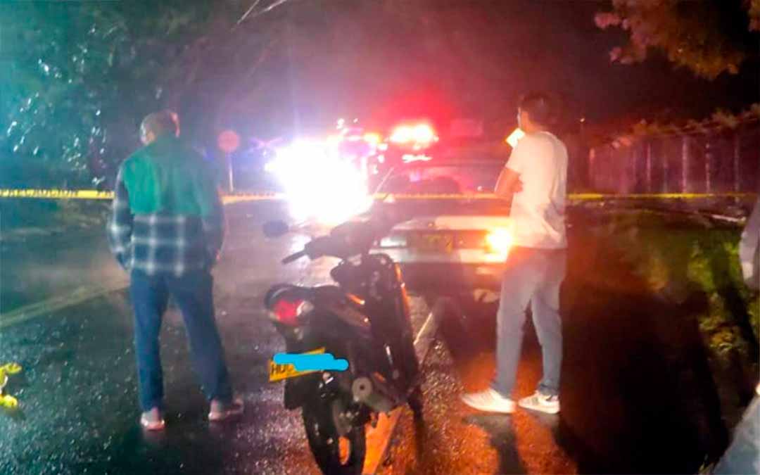 Accidente en La Tebaida cobró la vida de mujer que viajaba en moto
