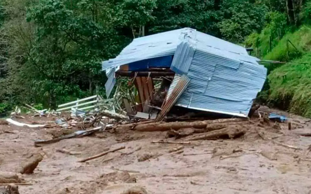 Derrumbes en Génova han afectado cauce del río Lejos