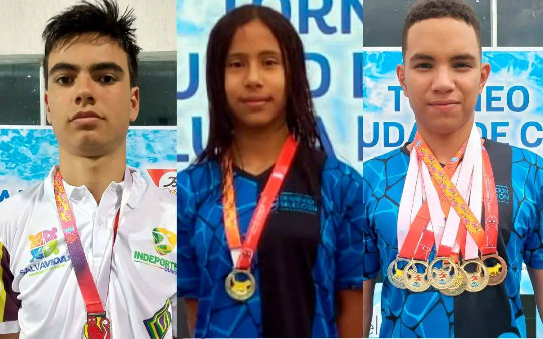 Nadadores quindianos ganaron 14 medallas en campeonato internacional
