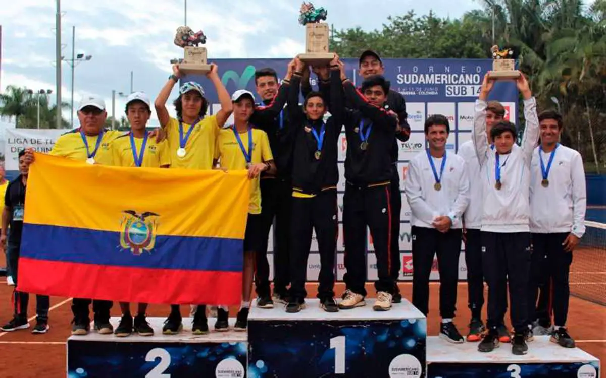 Colombia campeón del Sudamericano sub-14 de tenis en Armenia