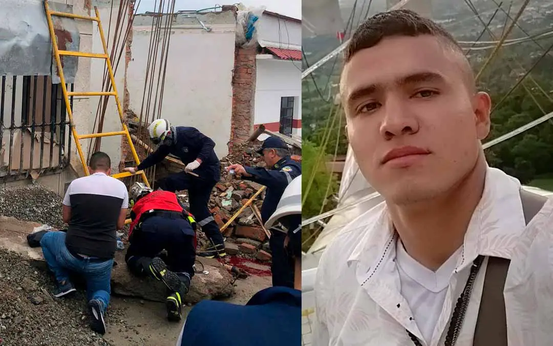 Tragedia en Armenia: Obrero murió al caerle una pared encima en el barrio Granada