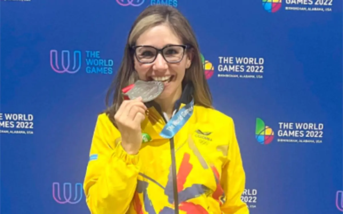 Quindiana Clara Juliana Guerrero subcampeona en Juegos Mundiales
