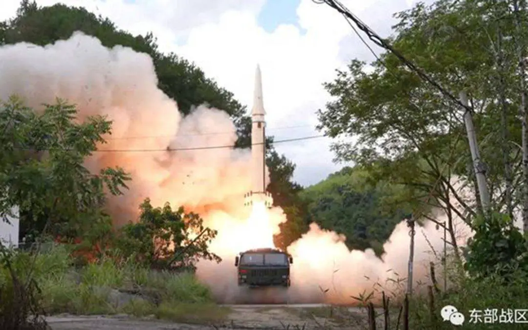 China empezó ensayos de misiles cerca a Taiwán