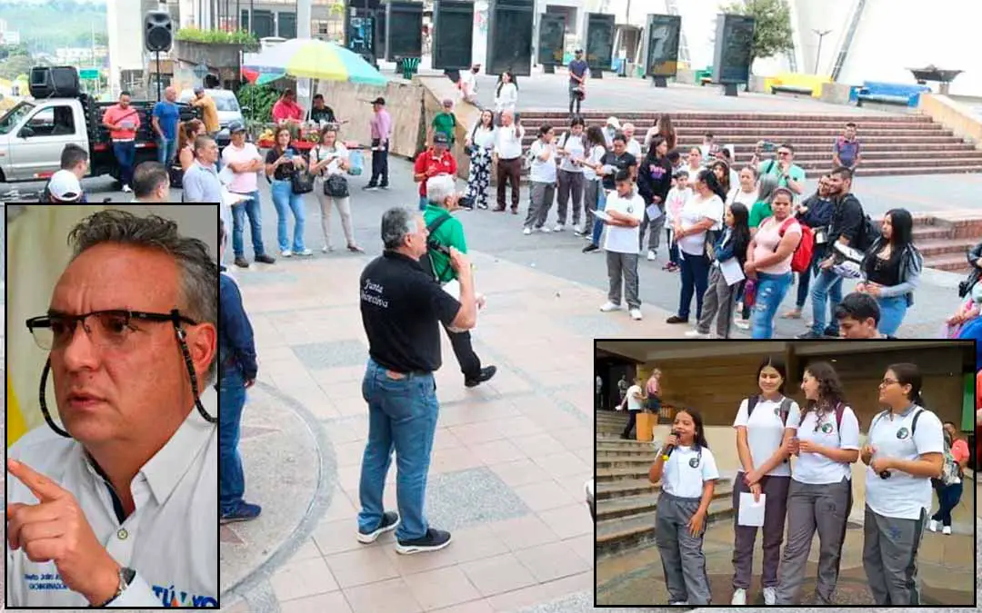 Gobernador incumplió promesa que hizo a estudiantes de colegio de Quimbaya