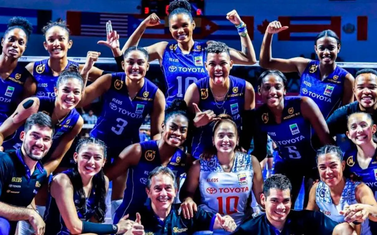 Selección Colombia de voleibol femenino por el título de Copa Panamericana