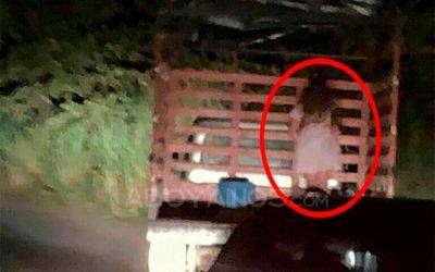 Presunta niña fantasma en carretera de Tolima