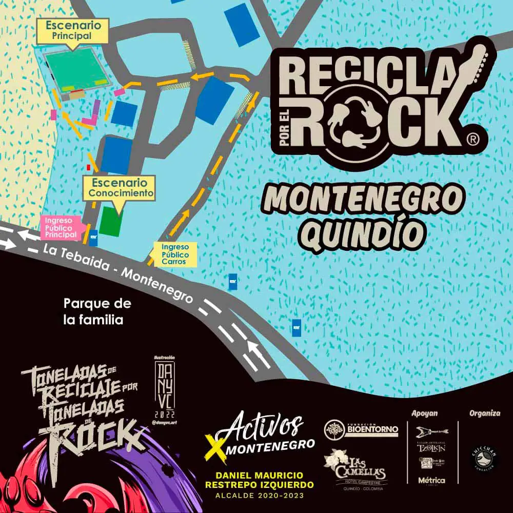 Cómo llegar al Recicla por el Rock en Montenegro: