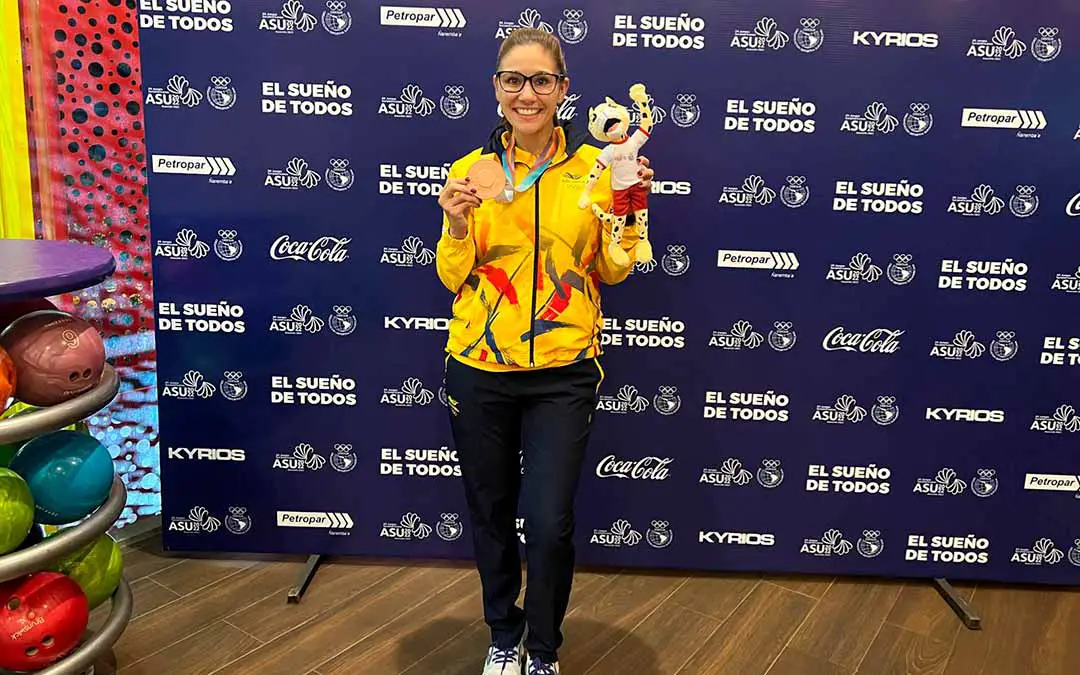 Quindiana ganó 2 medallas en bolo de Suramericanos