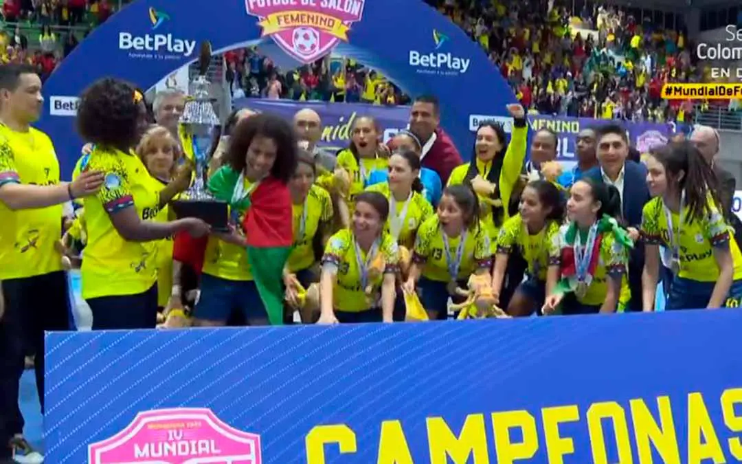 2 quindianas campeonas del mundo con Selección Colombia de microfútbol