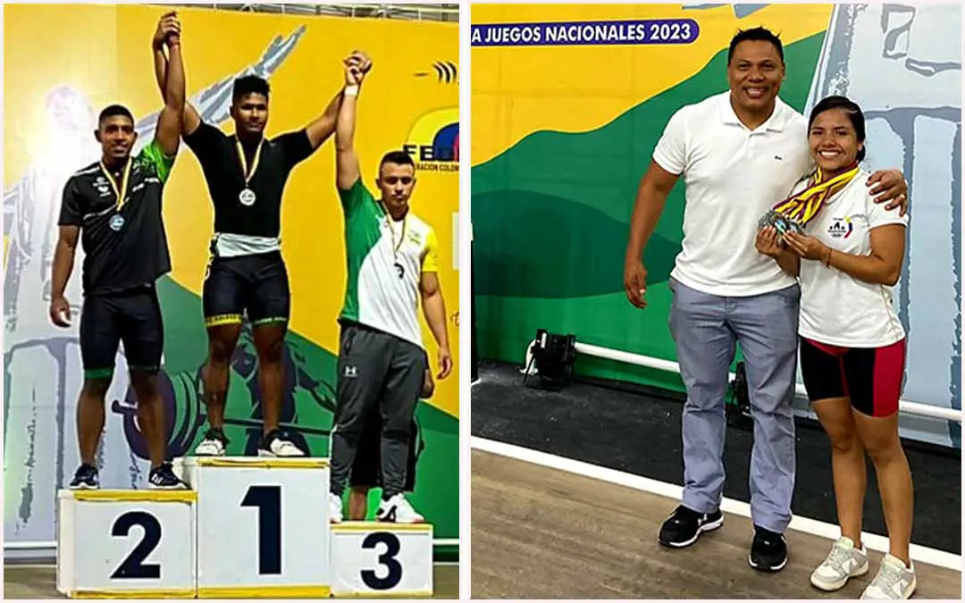 Quindianos ganaron 17 medallas en Campeonato Nacional de pesas