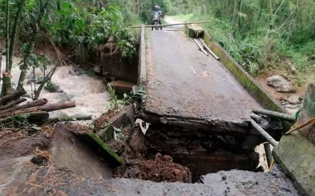 Graves emergencias por lluvias en el Quindío