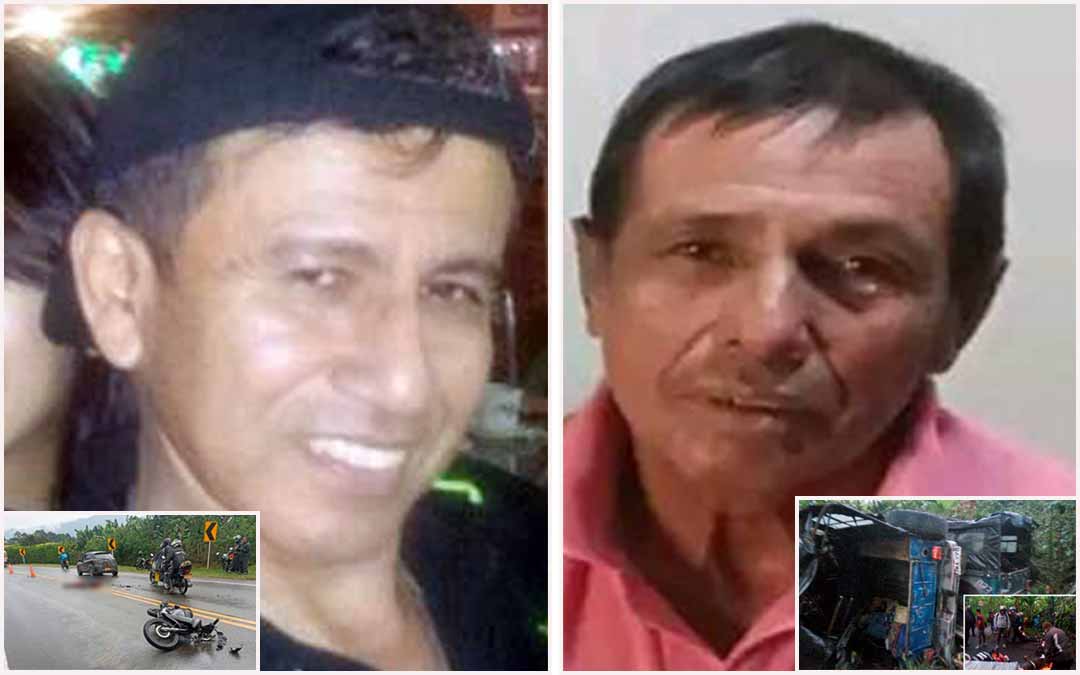 Ellos son los muertos en dos accidentes de jeep y moto en el Quindío