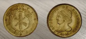 Moneda de 4 escudos de oro