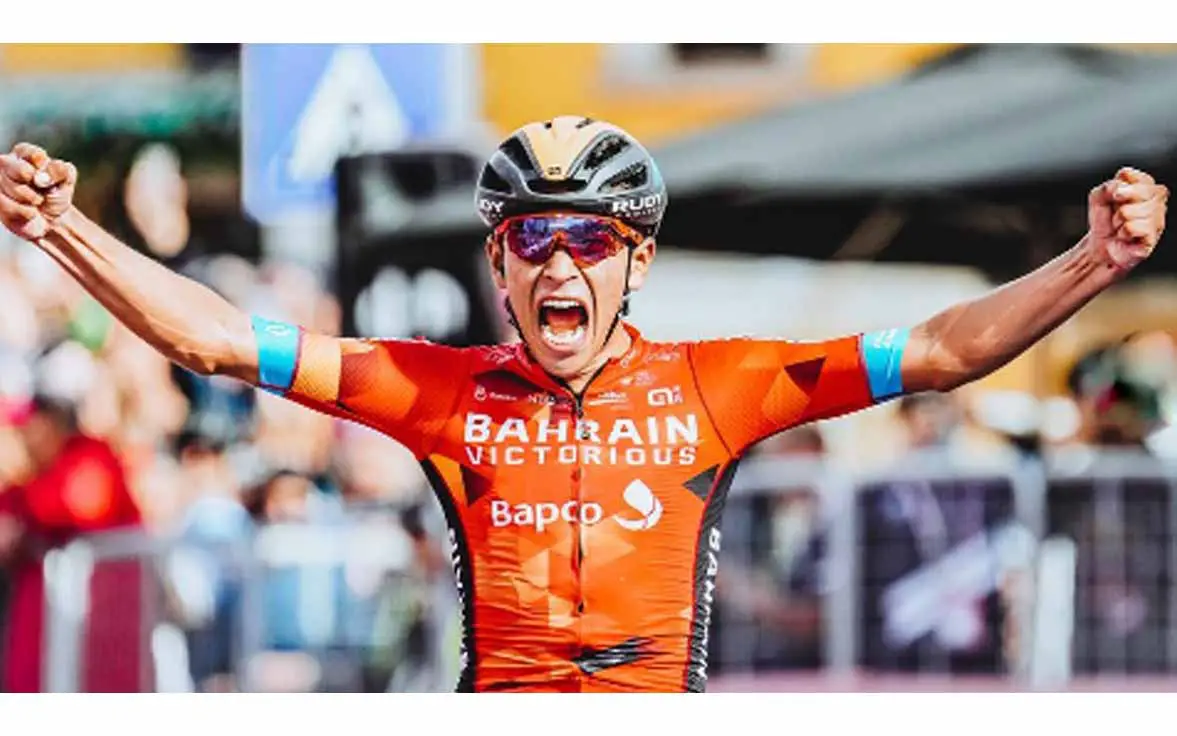 Colombiano Santiago Buitrago ganó etapa reina del Giro de Italia