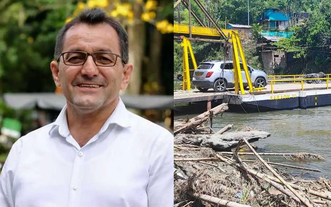 Alcalde de La Tebaida desacata suspender puente Ferry río La Vieja