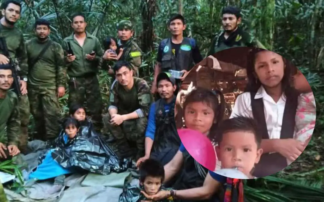 Niños rescatados selva hospital militar