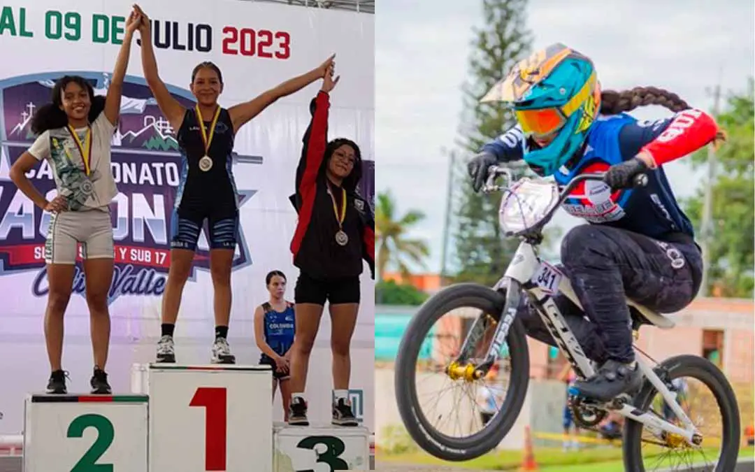 Pesista y bicicrosista quindianas ganaron medallas en campeonatos nacionales