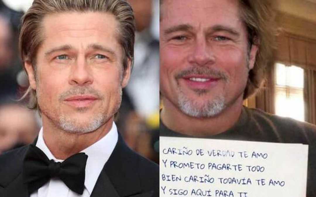 mujer engaño falso Brad Pitt