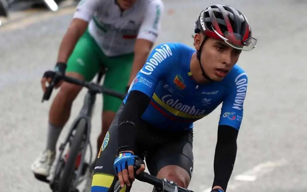 Diego Pescador mejor colombiano en contrarreloj del Tour l'Avenir
