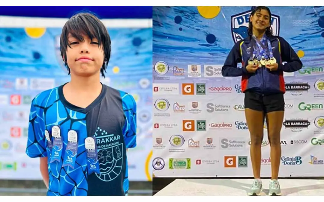 Nadadores quindianos ganaron 26 medallas en campeonato internacional
