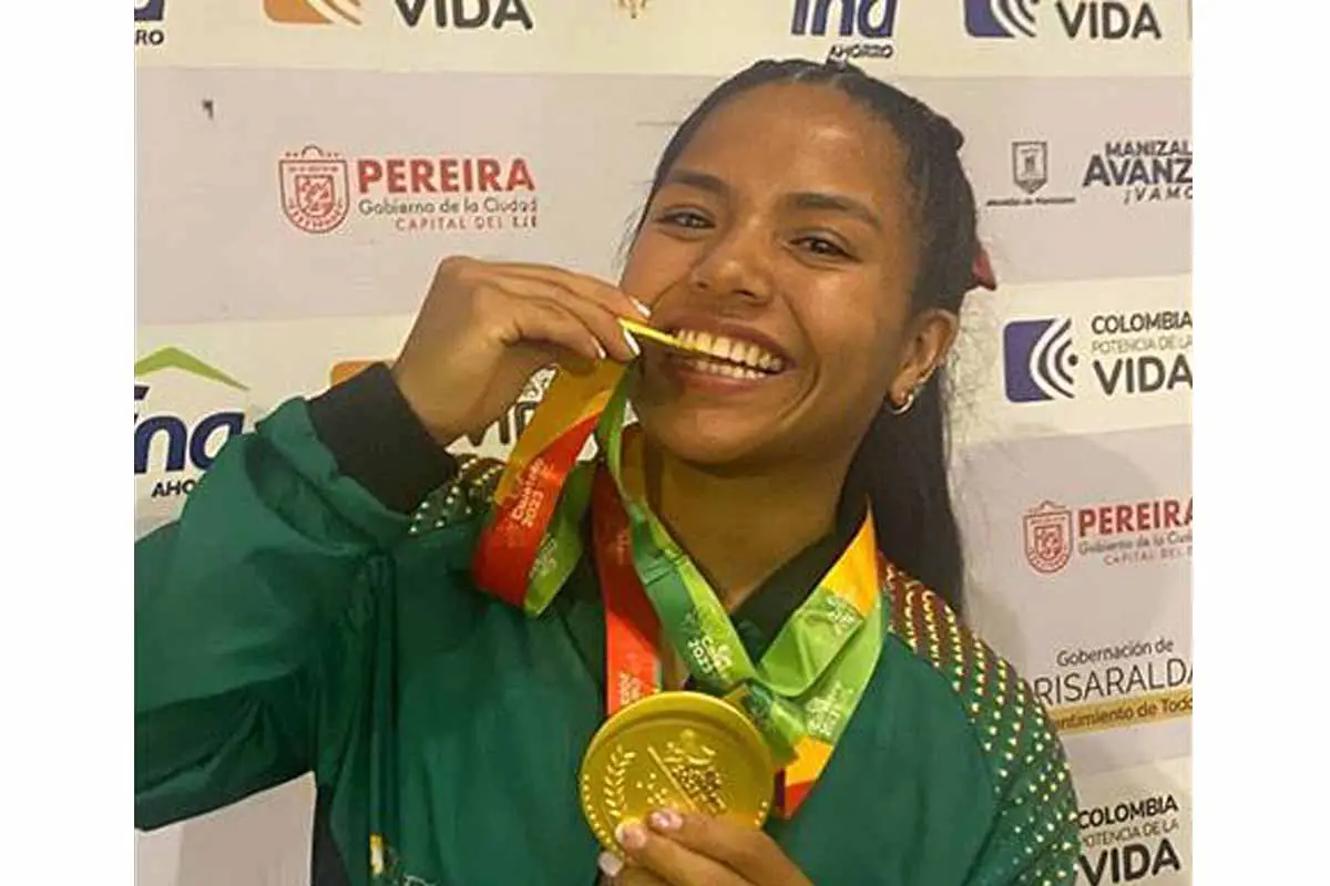 Pesista quindiana Julieth Jiménez ganó bronce Juegos Nacionales