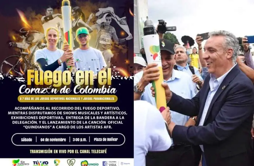 Quindío fuego deportivo Juegos Nacionales
