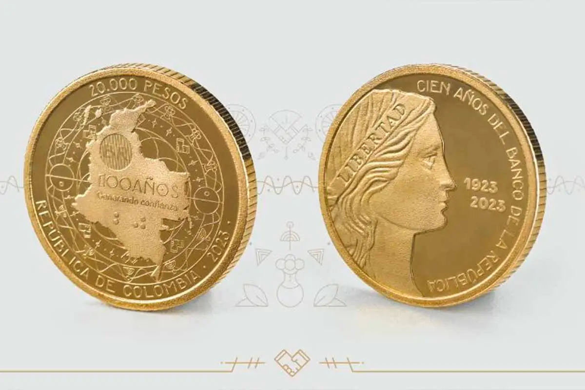 moneda de 20 mil en Colombia