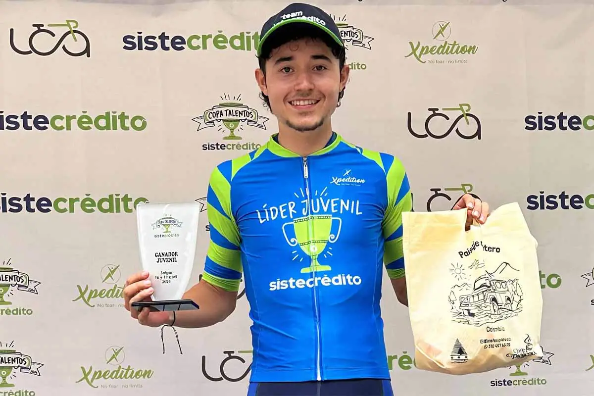 Ciclista filandeño ganó título nacional Antioquia