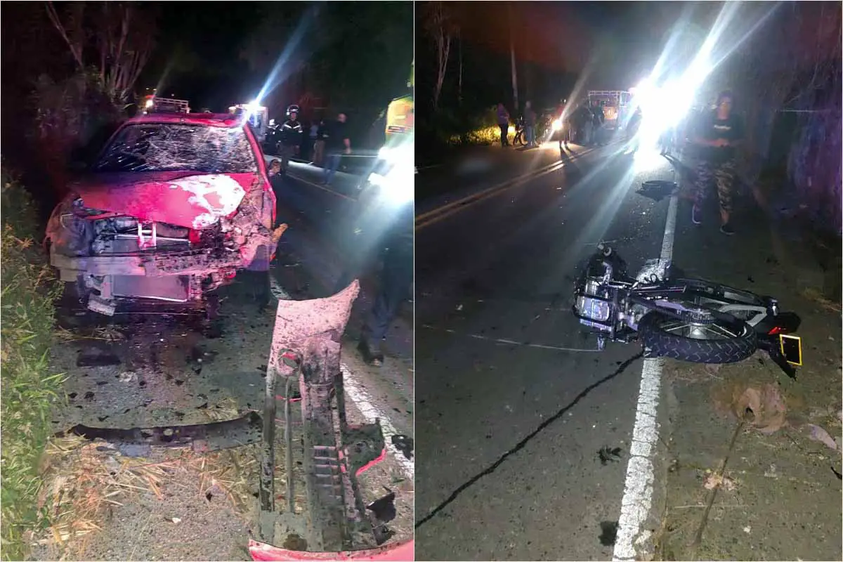 víctima mortal accidente vía Montenegro - Quimbaya