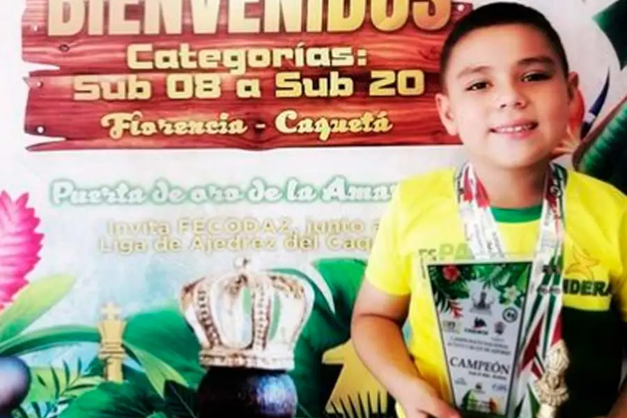 Ajedrecista quindiano de 8 años campeón nacional