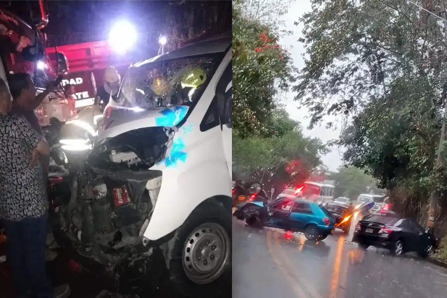 accidentes en La Tebaida y Calarcá