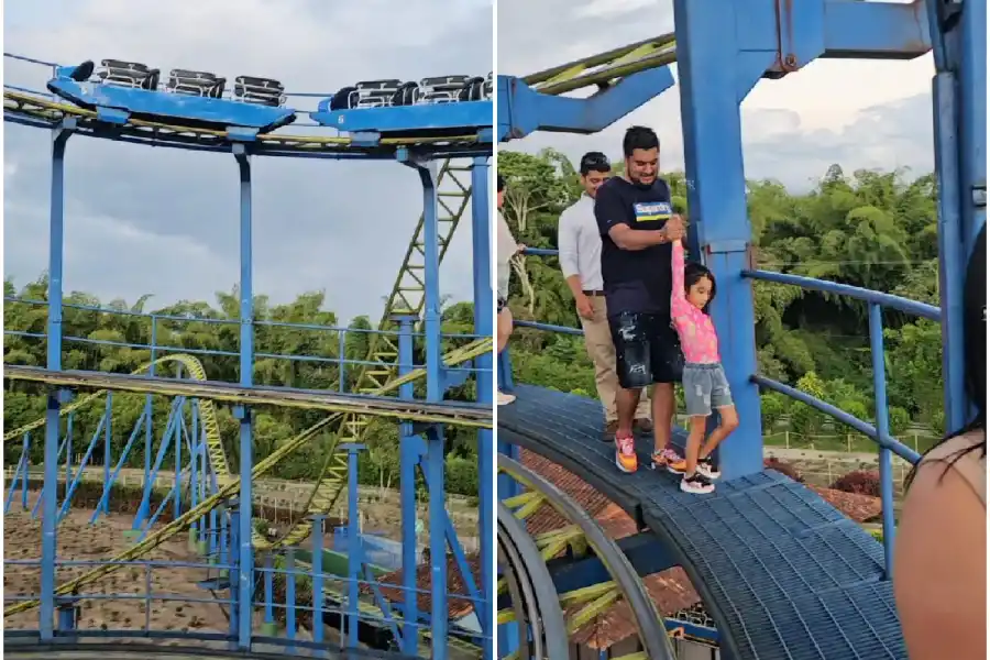 fallar montaña rusa en Parque del Café