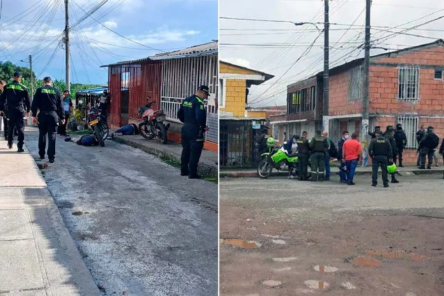 muertos en Montenegro y La Tebaida