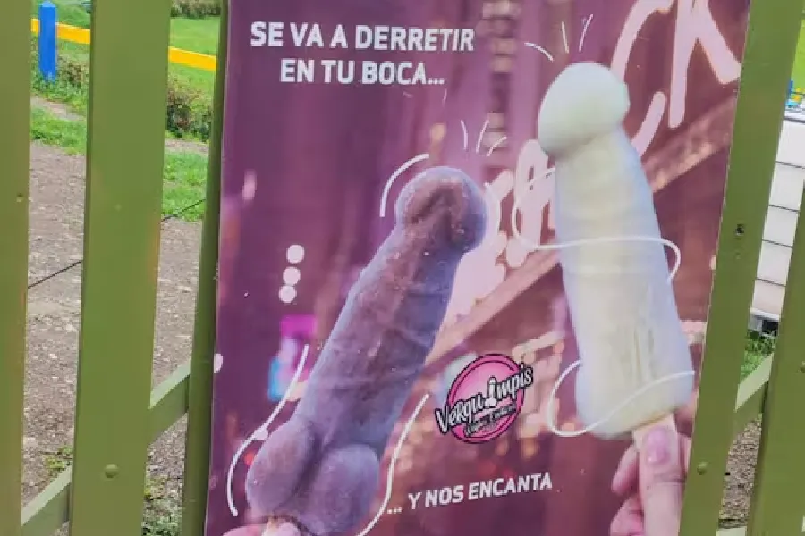 Valle del Cocora por helados con formas obscenas